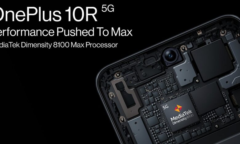 وان پلاس 10R با تراشه Dimensity 8100 Max به‌صورت انحصاری معرفی خواهد شد