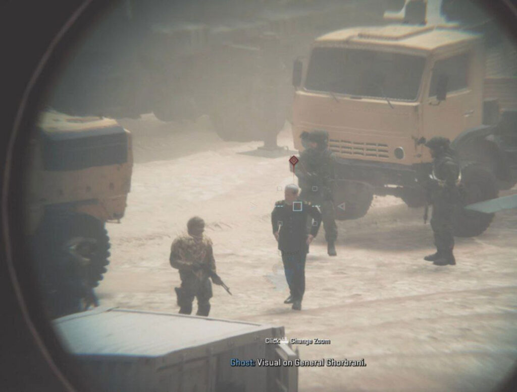 صحنه ترور سردار ایرانی به نام ژنرال قربانی در بازی Call of Duty: Modern WarFare II