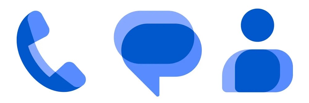 نمادهای پیام‌های Google و مخاطبین جدید