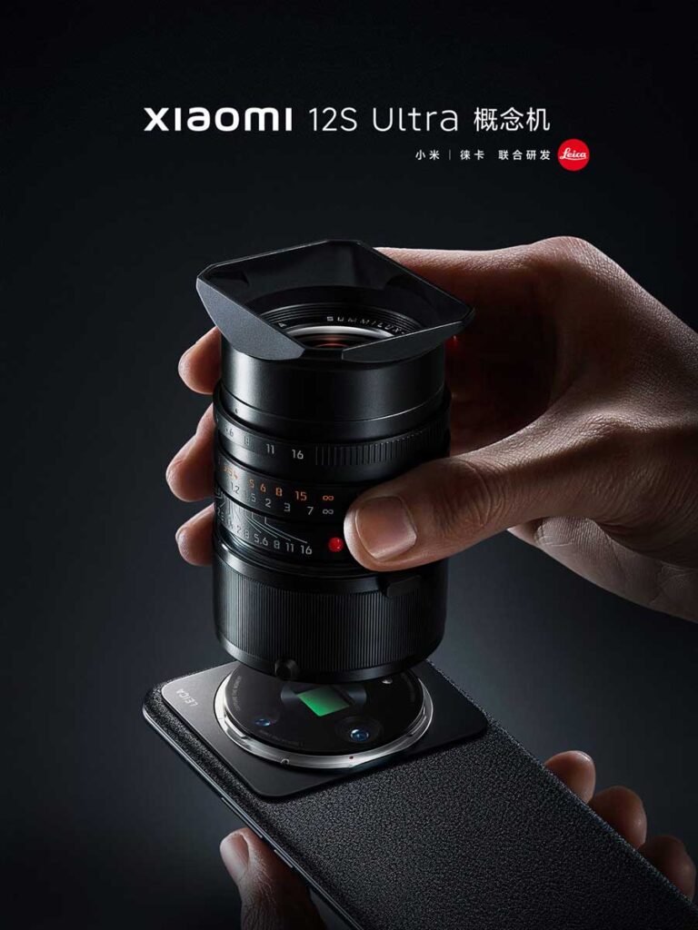2 سنسور تصویر 1 اینچی در شیائومی 12S Ultra Concept