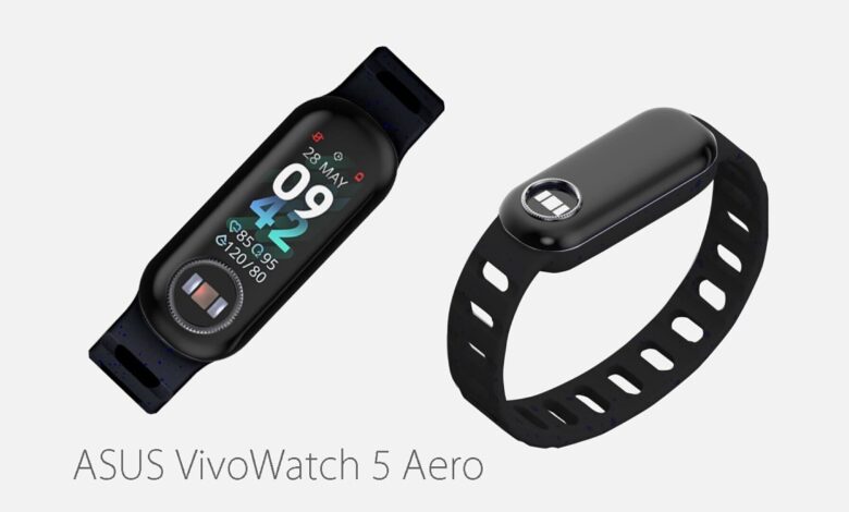دستبند ایسوس VivoWatch 5 Aero با طراحی متفاوت و قیمت 120 دلار عرضه شد