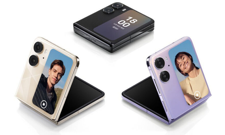 گوشی تاشو اوپو Find N2 Flip با قیمت ۸۶۰ دلار در چین معرفی شد: نمایشگر بیرونی ۳.۶ اینچ