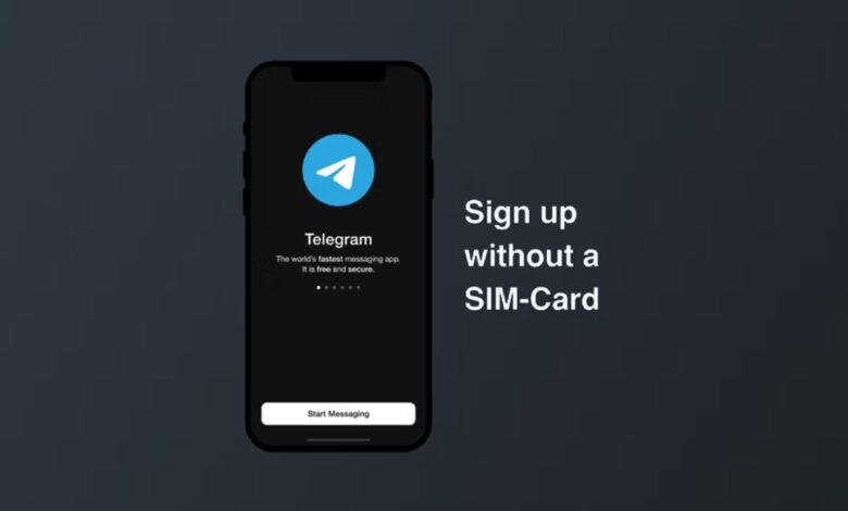 تلگرام امکان ثبت نام بدون سیم کارت را فراهم کرد