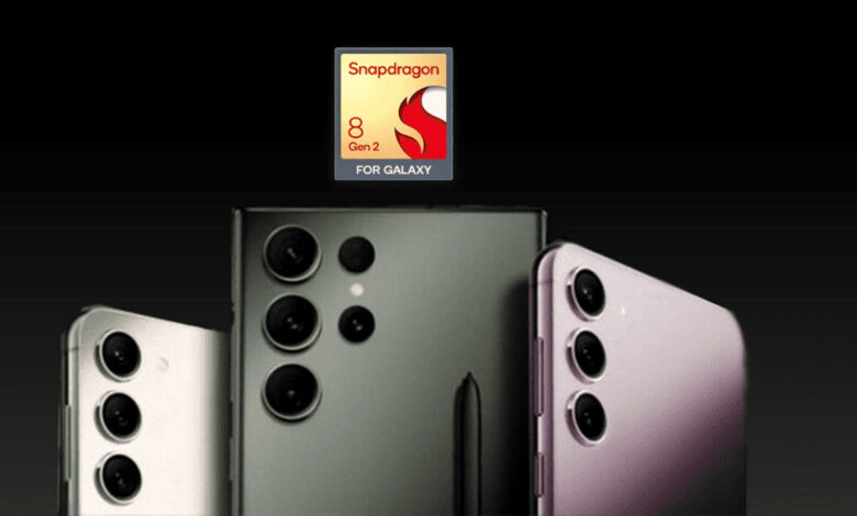 لوگو تراشه Snapdragon 8 Gen 2 For Galaxy رسما منتشر شد