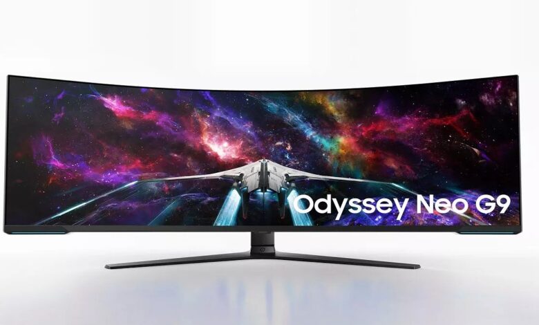 سامسونگ مانیتور گیمینگ Odyssey Neo G9 و Odyssey OLED G9 را رسما معرفی کرد