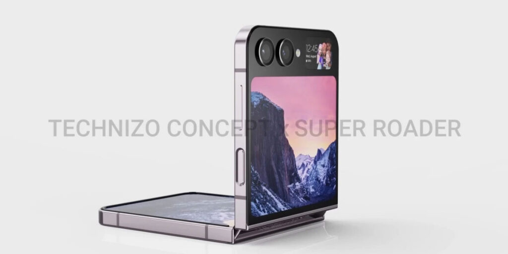 لبه های صاف در طرح ممکن Galaxy Z Flip 5