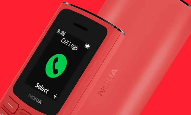 گوشی ساده نوکیا ۱۰۵ مدل ۲۰۲۳ با اتصال 4G و VoLTE به قیمت ۳۳ دلار معرفی شد