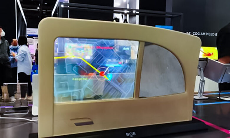 حق اختراع شیائومی برای قرار دادن نمایشگر زیر شیشه خودرو