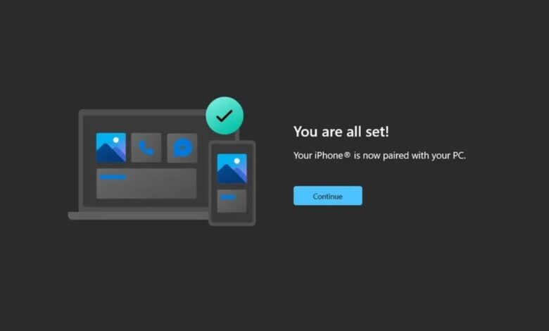 امکان استفاده از iMessage در ویندوز 11 با آغاز پشتیبانی Phone Link از iOS فراهم شد