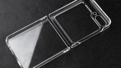 قاب گلکسی زد فلیپ 5 طراحی پوشه‌ای شکل نمایشگر کاور این گوشی تاشو را تأیید می‌کند