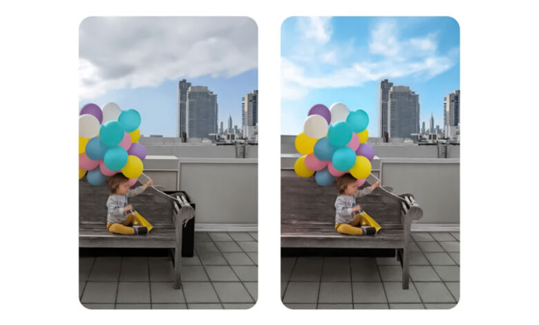 هوش مصنوعی در گوگل فوتو با قابلیت Magic Editor می‌تواند سوژه را در عکس جابه‌جا کند