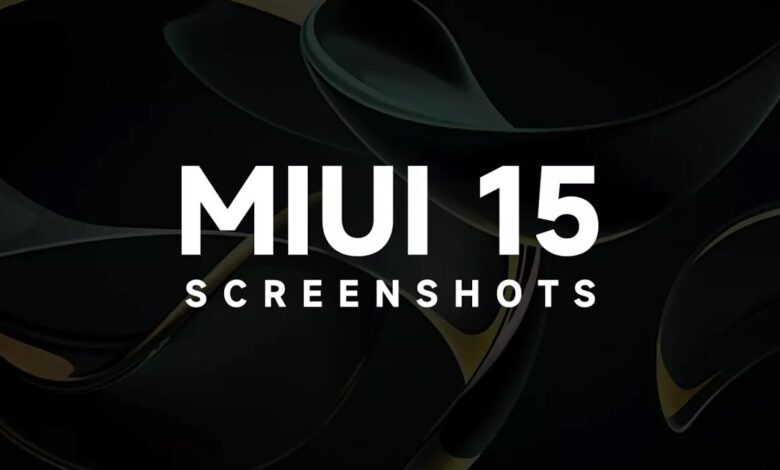 اسکرین شات MIUI 15 توسط شیائومی به‌نمایش گذاشته است