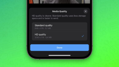 ارسال ویدیو با کیفیت HD در واتس اپ ممکن شد