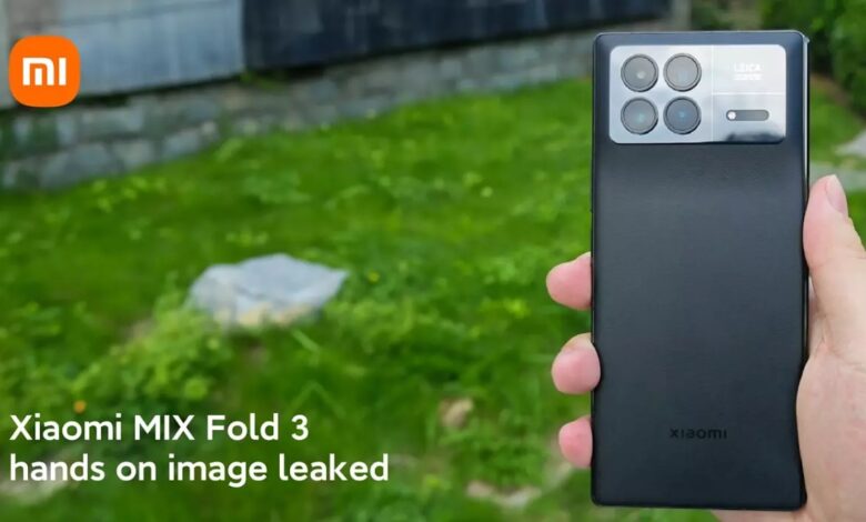تصویر زنده شیائومی میکس فولد 3 فاش شد: دوربین چهارگانه با لنز پریسکوپی