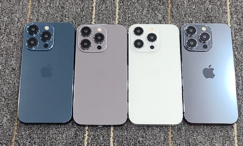 ماکت آیفون 15 و آیفون 15 پرو تغییرات طراحی و رنگ‌بندی این گوشی‌ها را نشان می‌دهد