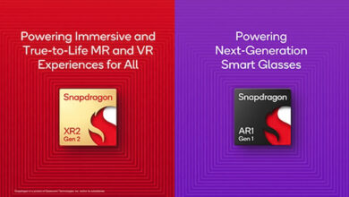 تراشه کوالکام Snapdragon XR2 Gen 2 و Snapdragon AR1 Gen 1 رسما معرفی شدند: برای هدست و عینک هوشمند