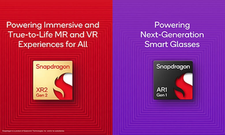 تراشه کوالکام Snapdragon XR2 Gen 2 و Snapdragon AR1 Gen 1 رسما معرفی شدند: برای هدست و عینک هوشمند