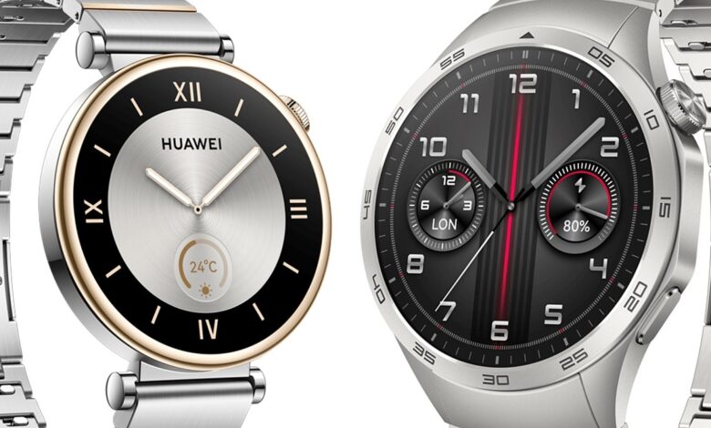 طراحی سری هواوی Watch GT 4 به‌همراه قیمت این ساعت‌های هوشمند فاش شد