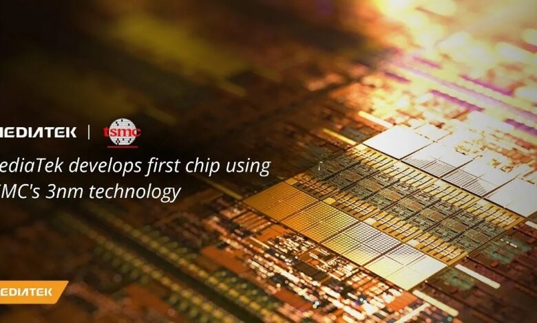 مدیاتک اولین تراشه 3 نانومتری Dimensity خود با فناوری TSMC را توسعه داد