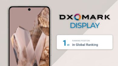 امتیاز DxOMark نمایشگر سری پیکسل 8 مشخص شد: برترین صفحه‌نمایش موبایل با امتیاز 154