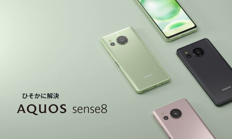 گوشی شارپ AQUOS sense8 با اسنپدراگون 6 نسل 1 و دوربین 50 مگاپیکسلی معرفی شد