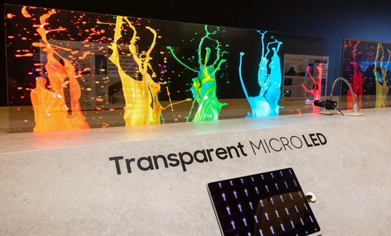 تلویزیون شفاف سامسونگ در CES 2024 رسما معرفی شد: اولین پنل Micro LED شفاف دنیا