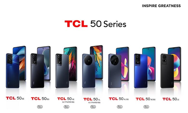 گوشی های سری TCL 50 در هفت مدل مختلف معرفی شدند