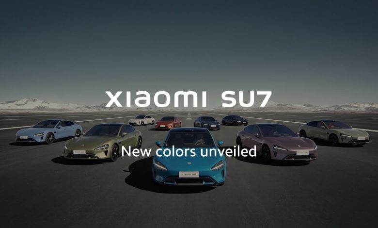 رنگ های جدید خودرو شیائومی SU7 را ببینید + ویدئو